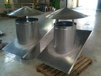 Conception et fabrication de sortie de toiture en acier galvanisé dans les ateliers de ETCM