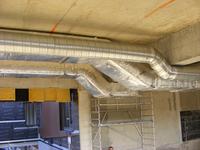 ETCM -Conception, fabrication et  pose de la gaine de ventilation en plafond haut