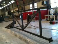 fabrication d'un ensemble mecano soudé dans les ateliers de ETCM